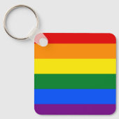 Porte-clés Fierté arc-en-ciel (Recto)