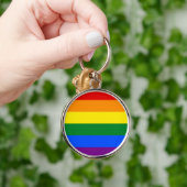 Porte-clés Fierté arc-en-ciel (Main)