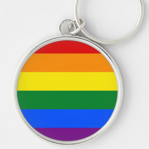 Porte-clés Fierté arc-en-ciel