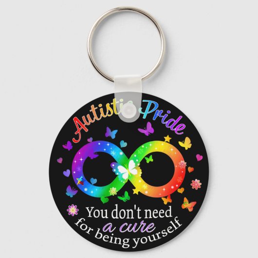 Porte-clés Fierté autistique (Recto)