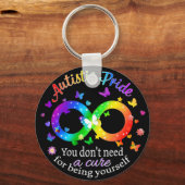 Porte-clés Fierté autistique (Recto)