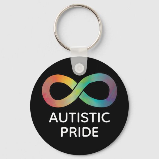 Porte-clés Fierté autistique Neurodiversité Acceptation (Recto)