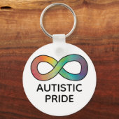 Porte-clés Fierté autistique Neurodiversité Acceptation (Verso)