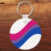 Porte-clés Fierté bisexuelle (Recto)