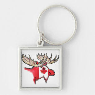 Porte-clés fierté canadienne porte - clé du drapeau canadien