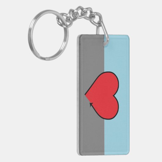 Porte-clés Fierté d'Autosexual (Devant gauche)