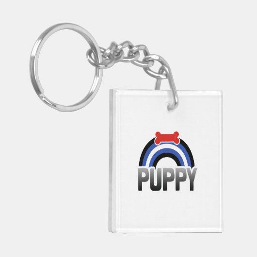 Porte-clés Fierté de jeu de chiot (Devant gauche)