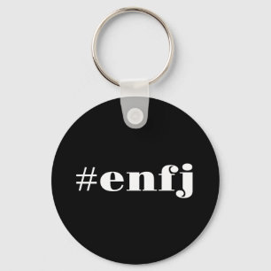 Porte-clés fierté de personnalité d'enfj de hashtag