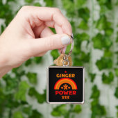 Porte-clés Fierté des cheveux de gingembre (main)