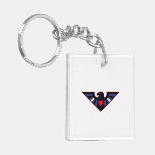 Porte-clés Fierté en cuir d'Eagle (Devant gauche)