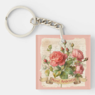 Porte-clés Fierté et préjugé M. Darcy cite, Most Ardently