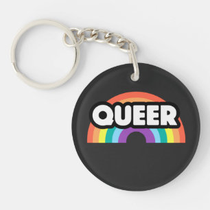 Porte-clés fierté - L'amour arc-en-ciel gay est amour. Porte-
