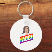 Porte-clés Fierté LGBT AOC (Recto)