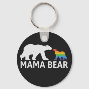 Porte-clés Fierté maman ours Fière maman Lgbt maman Ours