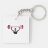 Porte-clés Fierté musculaire (Dos)