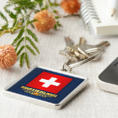 Porte-clés "fierté suisse" (Côté)
