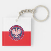 Porte-clés Fierté texane polonaise (Dos)