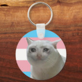 Porte-clés Fierté trans Crybaby (Recto)