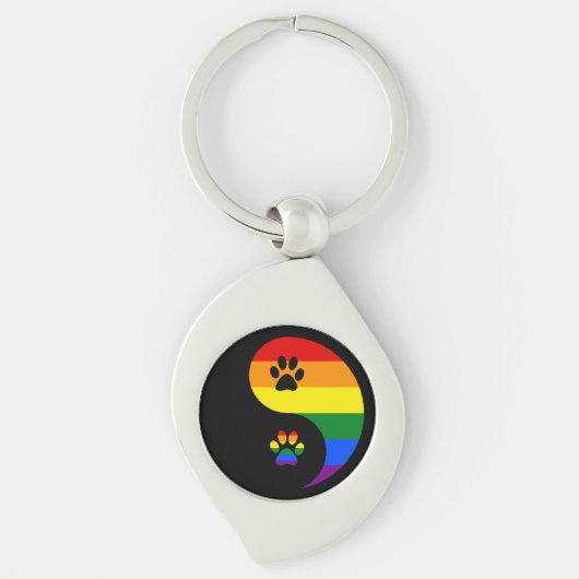 Porte-clés Fierté yin-yang (Devant)