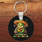 Porte-clés Fiesta Mexico - Avocado Cinco De Mayo Fiesta (Recto)