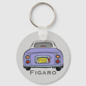 Porte-clés Figarations Cute Lilac Figaro Nom du conducteur de (Recto)