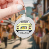 Porte-clés Figarations Joli Jaune Figaro Porte - clé voiture