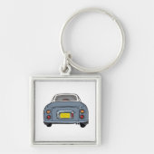 Porte-clés Figarations Jote Lapis Grey Figaro Carré voiture (Devant)