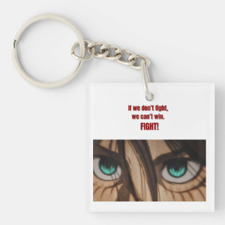 Porte-clés Fight for Freedom | Eren-Inspired Quote Design