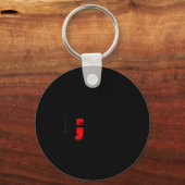 Porte-clés Fight Semicolon Mental Health Suprt Suicide Surviv (Recto)