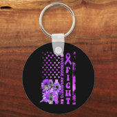 Porte-clés Fight USA Flag Sunflower Christian Overdose Award (Recto)