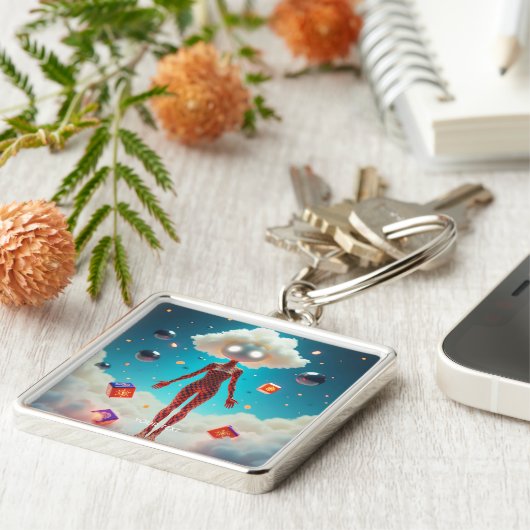 Porte-clés Figure Abstraite minuscule Imaginaire (Côté)