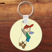 Porte-clés Figure Bâton Escalade Rocailleuse (Recto)