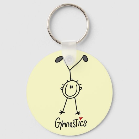 Porte-clés Figure de base Gymnastique Tshirts et cadeaux (Recto)