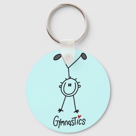 Porte-clés Figure de base Gymnastique Tshirts et cadeaux (Recto)