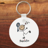 Porte-clés Figure de bâton de badminton (Recto)
