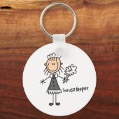 Porte-clés Figure de bâton de l'opérateur (Recto)