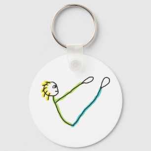 Porte-clés Figure de bâton de Pilates