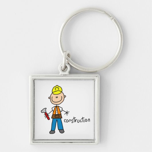 Porte-clés Figure de stylet de construction (Devant)