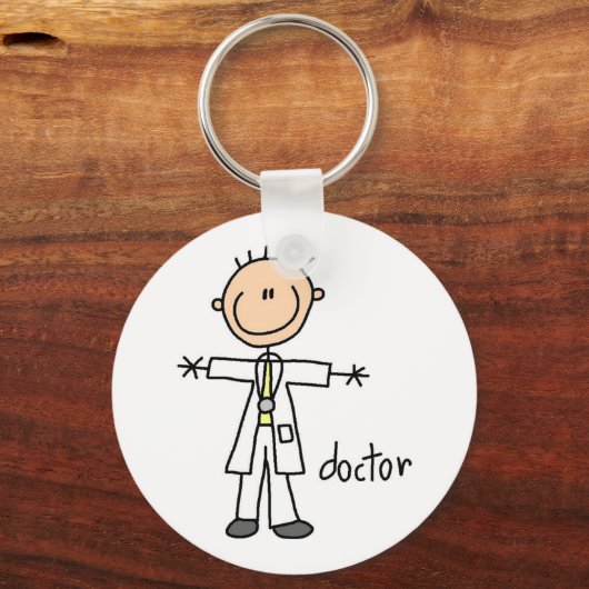 Porte-clés Figure Docteur Stick (Recto)