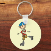 Porte-clés Figure du bâton de patinage à rouleaux (Recto)