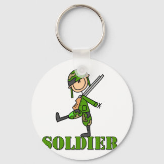 Porte-clés Figure du bâton de soldat