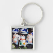 Porte-clés figurines de chats à Beckoning (Devant)