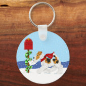 Porte-clés Fil Fox Christmas Mail (Recto)