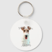 Porte-clés Fil Fox Terrier Maman 2 (Recto)