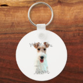 Porte-clés Fil Fox Terrier Maman 2 (Verso)