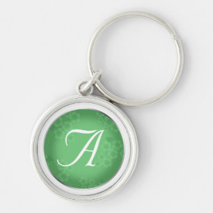 Porte-clés Filiale Florale Jade Green Monogram Porte - clé