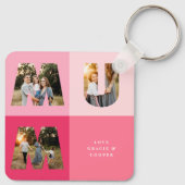 Porte-clés Fille 3 photo moderne fille rose mère jour (Dos)