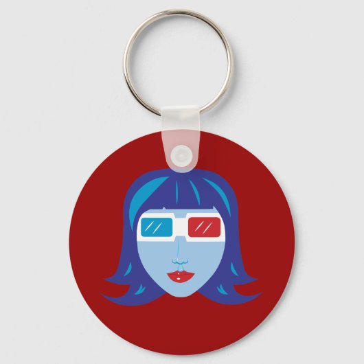 Porte-clés Fille 3D (Recto)