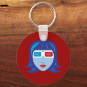 Porte-clés Fille 3D (Recto)