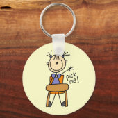 Porte-clés Fille à l'école (Recto)